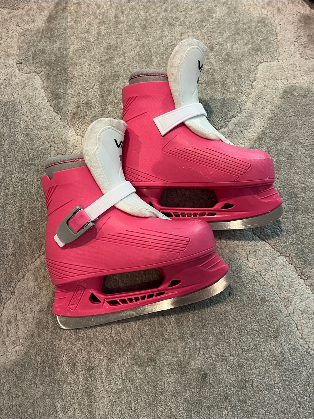 VIC Pink Kids Ice Skates